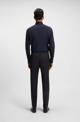 Boss H-Wenten Extra-Slim-fit Pants in virgin-wool serge