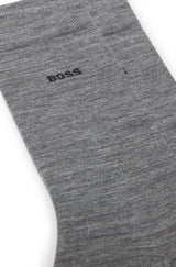 Boss Two-pack of wool-blend socks in a regular length