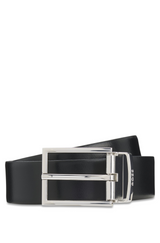 Boss Reversible belt in Italian leather