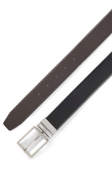 Boss Reversible belt in Italian leather