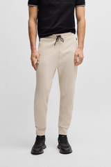 Boss Stretch Tracksuit Bottoms with Logo Patch