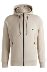 Boss Zip-up Hoodie with Logo Patch