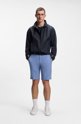 BOSS Green Slim-fit shorts in water-repellent stretch fabric