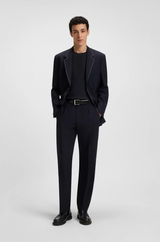 Boss Knit Sweater with Mixed Structures