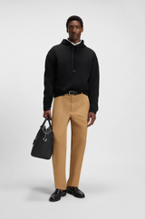 Boss Relaxed-fit Hoodie in Mercerized Cotton