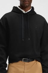 Boss Relaxed-fit Hoodie in Mercerized Cotton