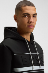 Boss Hoodie with Stripe Details