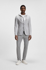 Boss Slim-fit Jacket with Integrated Hoodie