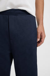 Regular-fit tracksuit bottoms with quilted jacquard