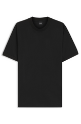 Boss Regular-fit T-shirt in a mercerised cotton blend