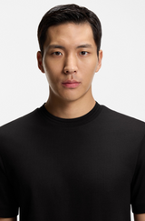 Boss Regular-fit T-shirt in a mercerised cotton blend