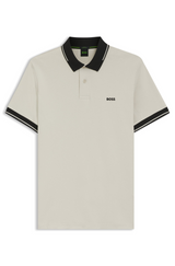 Slim-fit cotton polo shirt