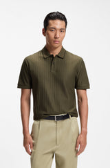 H-Parlay Striped cotton polo shirt