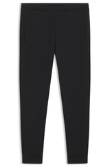 Boss Green Cotton-blend sweatpants with embroidered logo