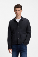 Relaxed-fit Carper overshirt in striped cotton
