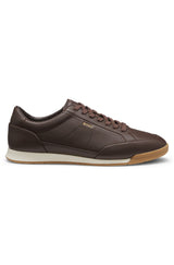 Nitan Leather sneakers with foil logo