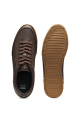 Nitan Leather sneakers with foil logo
