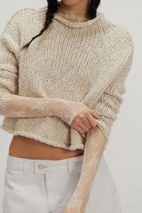Free People Opal Rollneck Knit Sweater