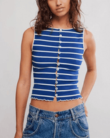 Free people Tilly Striped Vest