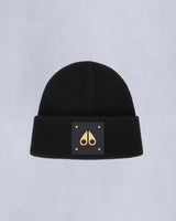 MOOSE KNUCKLES GOLD SERIES LOGO ICON BEANIE