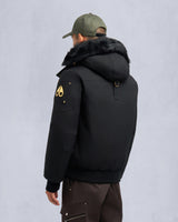 MOOSE KNUCKLES GOLD SERIES ORIGINAL SHEARLING TRIM BALLISTIC BOMBER