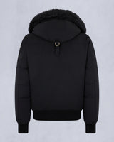 MOOSE KNUCKLES GOLD SERIES ORIGINAL SHEARLING TRIM BALLISTIC BOMBER