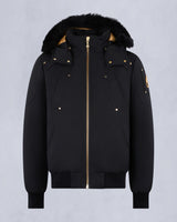 MOOSE KNUCKLES GOLD SERIES ORIGINAL SHEARLING TRIM BALLISTIC BOMBER
