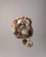 FOX FUR TRAPPER HAT