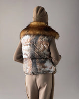 EVEREST PRINTED DOWN PUFFER VEST