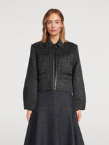 Mackage Lorah-A Cropped Jacket In Leopard Print
