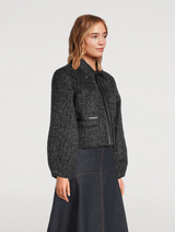 Mackage Lorah-A Cropped Jacket In Leopard Print
