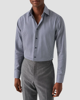 Eton Houndstooth Print Signature Twill Shirt