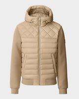 FLETCHER Mixed-Media Down Hooded Jacket