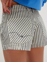 Free People Now Or Never Railroad Denim Shorts