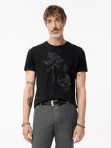 John Varvatos Rose and Skull Tee