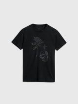 John Varvatos Rose and Skull Tee