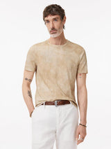 John Varvatos Patino Regular Fit Crew with Lithogram Digital Print