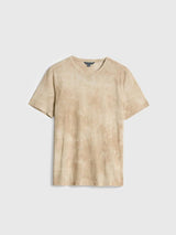 John Varvatos Patino Regular Fit Crew with Lithogram Digital Print