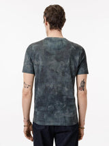 John Varvatos Patino Regular Fit Crew with Lithogram Digital Print