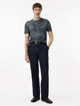 John Varvatos Patino Regular Fit Crew with Lithogram Digital Print