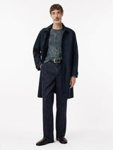 John Varvatos Patino Regular Fit Crew with Lithogram Digital Print