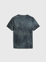 John Varvatos Patino Regular Fit Crew with Lithogram Digital Print
