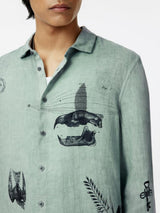 John Varvatos Luca Regular-Fit Collared Button-Up Shirt