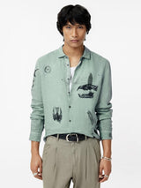 John Varvatos Luca Regular-Fit Collared Button-Up Shirt