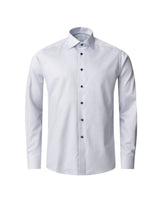 Eton Slim Fit Blue Neat with Navy Buttons Shirt