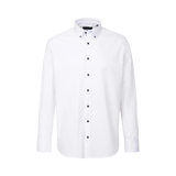 Bugatti Easy Care Long Sleeve White Shirt