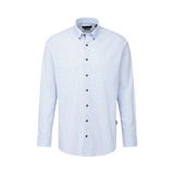 Bugatti Easy Care Long Sleeve Blue Shirt