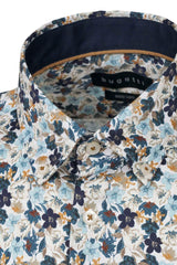 Bugatti Buttoned Down Shirt in Bottled Green