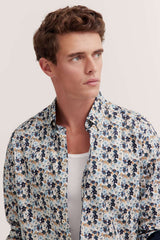 Bugatti Buttoned Down Shirt in Bottled Green
