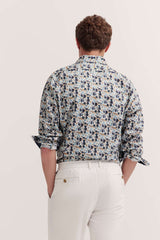 Bugatti Buttoned Down Shirt in Bottled Green